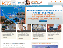 Tablet Screenshot of medicaltourismguatemala.com